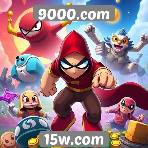 Diversidade de gêneros de jogos no 9000.com